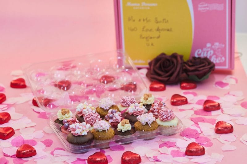 Valentines Mini Bite Cup Cakes