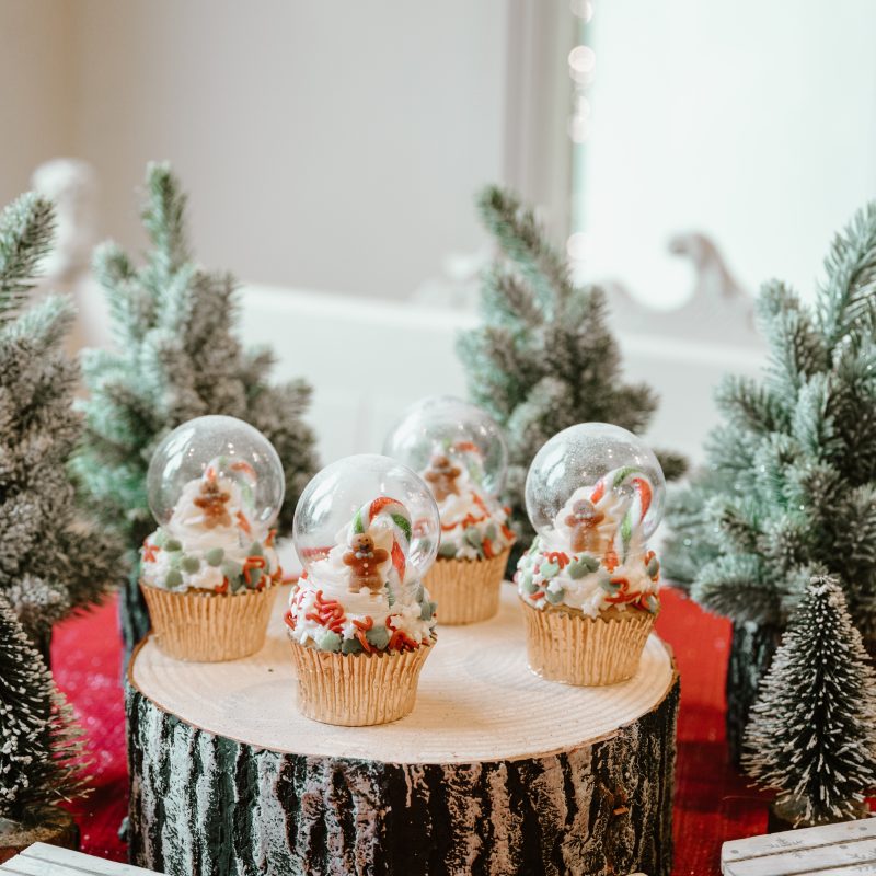 Snow Globe Cupcakes